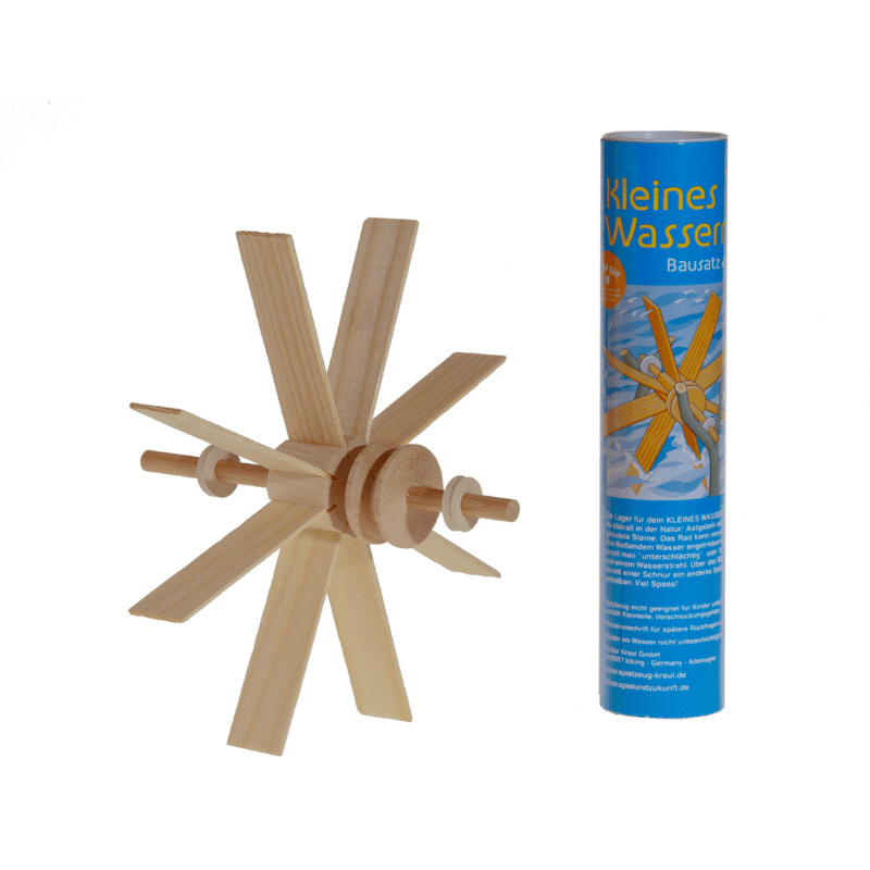 Das handliche Wasserrad ist das perfekte Abenteuer-Accessoire für neugierige Kinder. Ob Bach, Fluss oder Teich - das Mini-Wasserrad passt in jeden Kinderrucksack und sorgt für jede Menge Spielspass in der Natur.