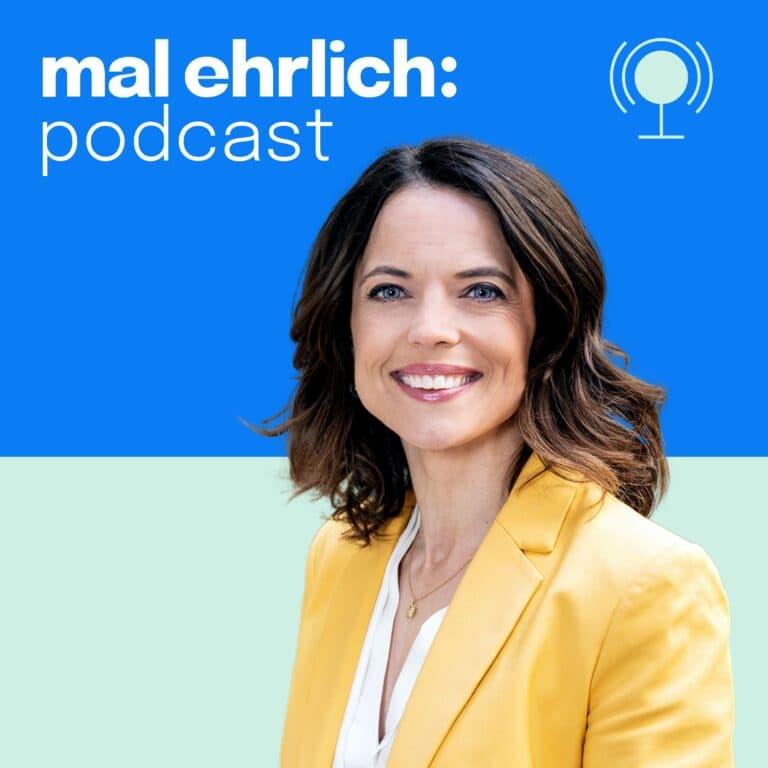 Episodenlogo mal ehrlich Podcast mit Mona Vetsch