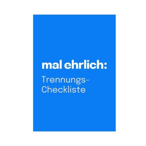 Checkliste Trennung