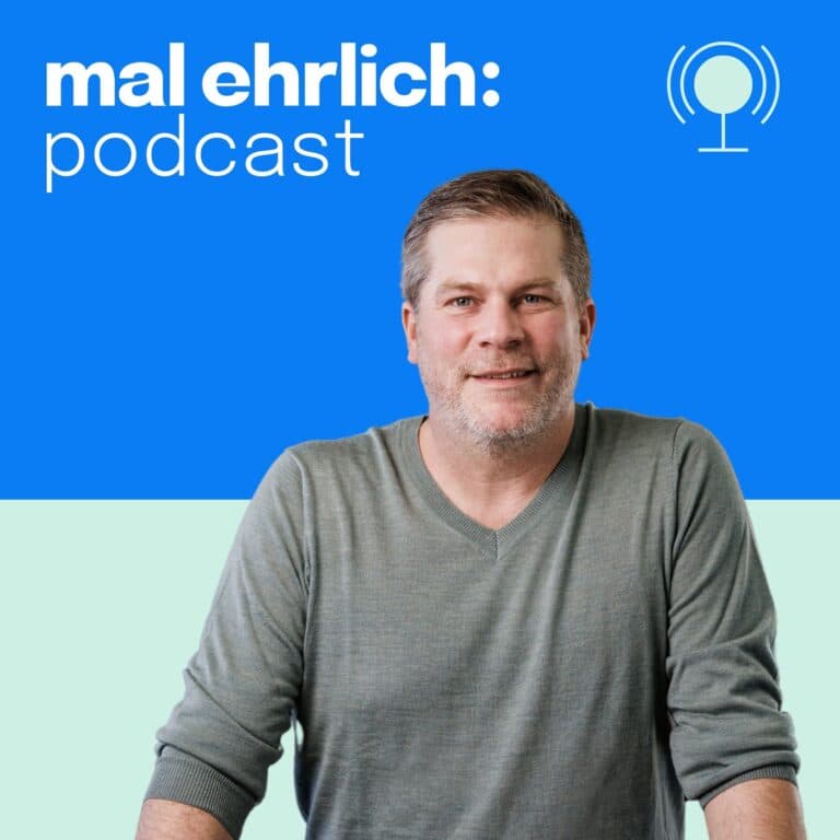 Episodenlogo mal ehrlich Podcast mit Roman Tschäppeler