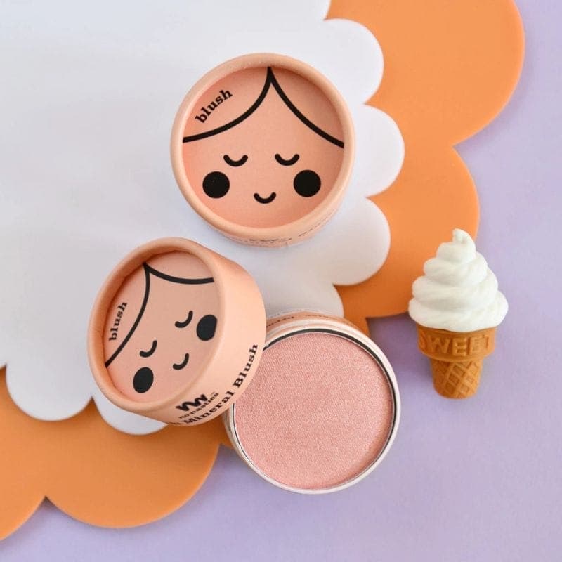 Eco Natural Lidschatten und Rouge für Kinder – Blush Pfirsich