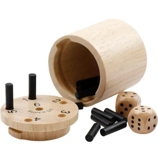 Super Six Reisespiel Holz