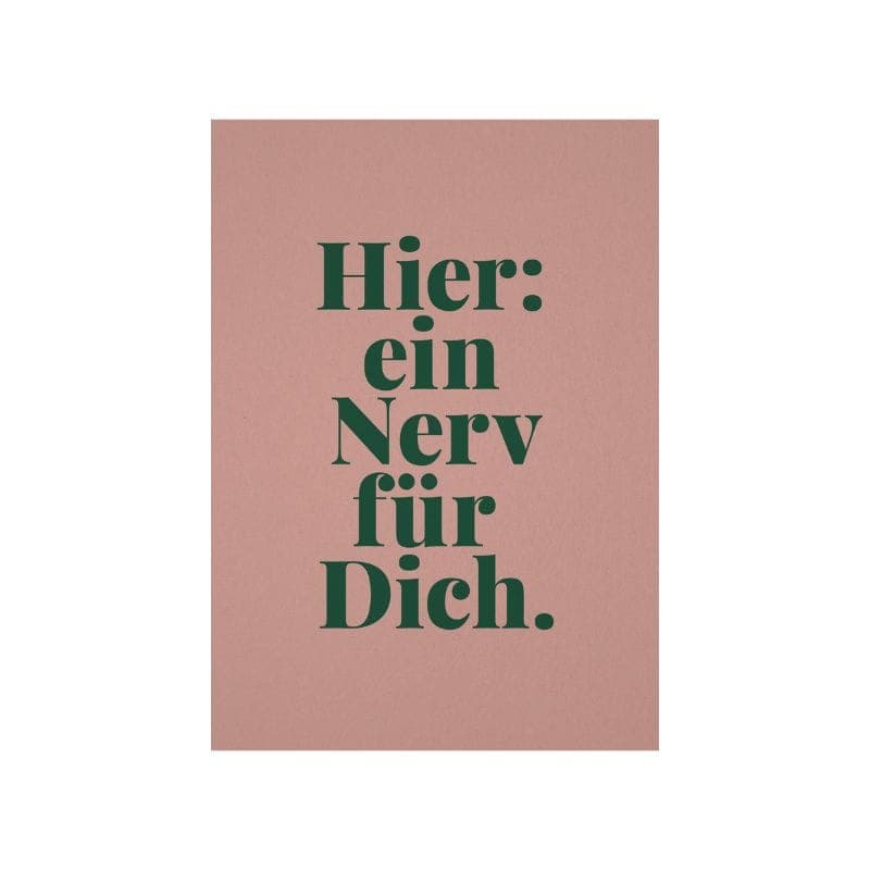 Ehrliche und humorvolle Postkarte zur Geburt – perfekt für alle, die frischgebackene Eltern mit einem Lächeln überraschen möchten.