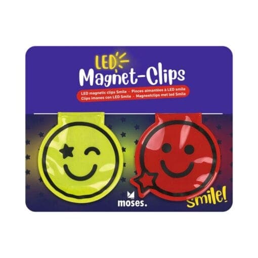 2er-Set Magnet-Clips mit LED
