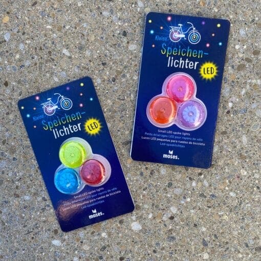 3er-Set kleine LED-Speichenlichter