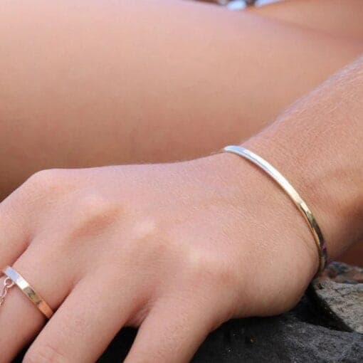 Hammered Cuff Bracelets