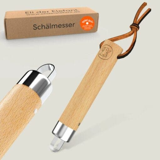 Schälmesser für Kinder mit runder Klinge
