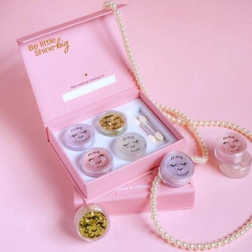Bio-Make-up- & Glitzer-Set
