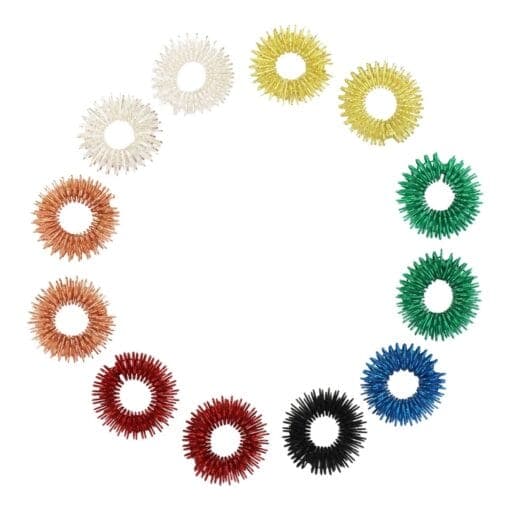 12er-Set Akupressur-Ringe