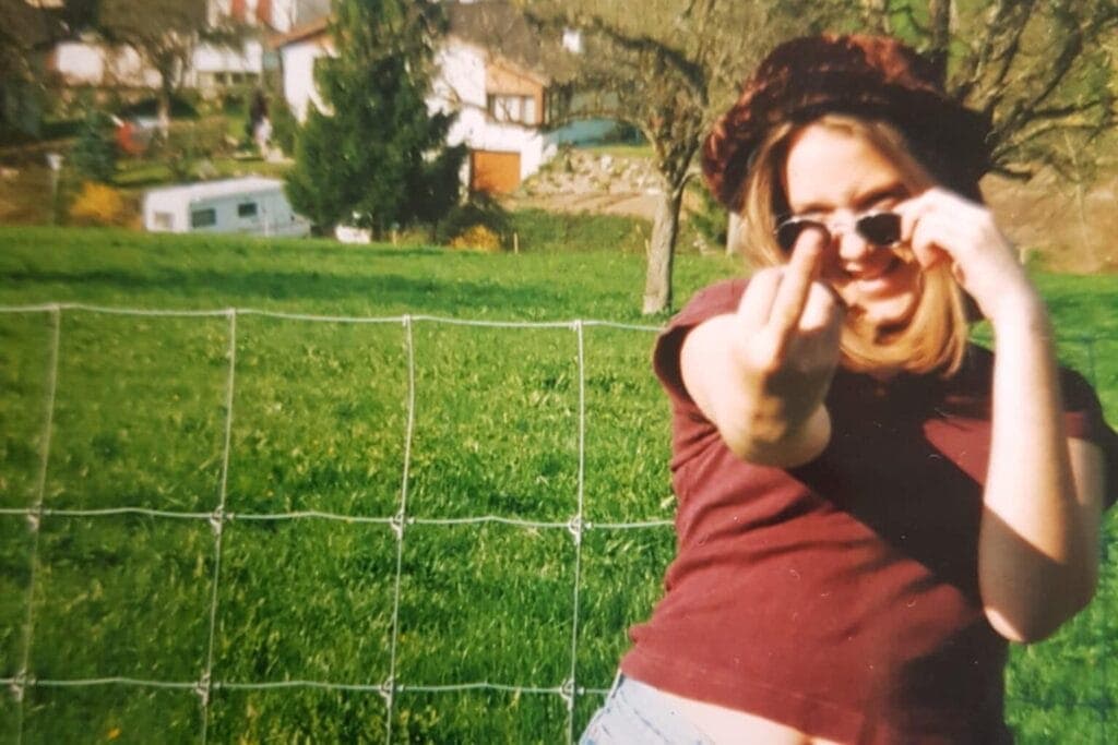 Die Autorin Marah Rikli mit 14 Jahren.