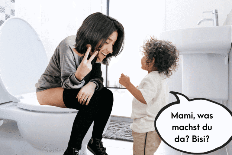 Einfach mal auf die Toilette gehen? Gar nicht so einfach, wenn man Kinder hat. - mal ehrlich