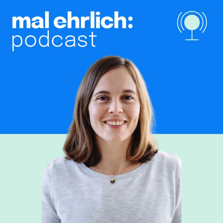 Podcast Episodenlogo mit Anita Mäder