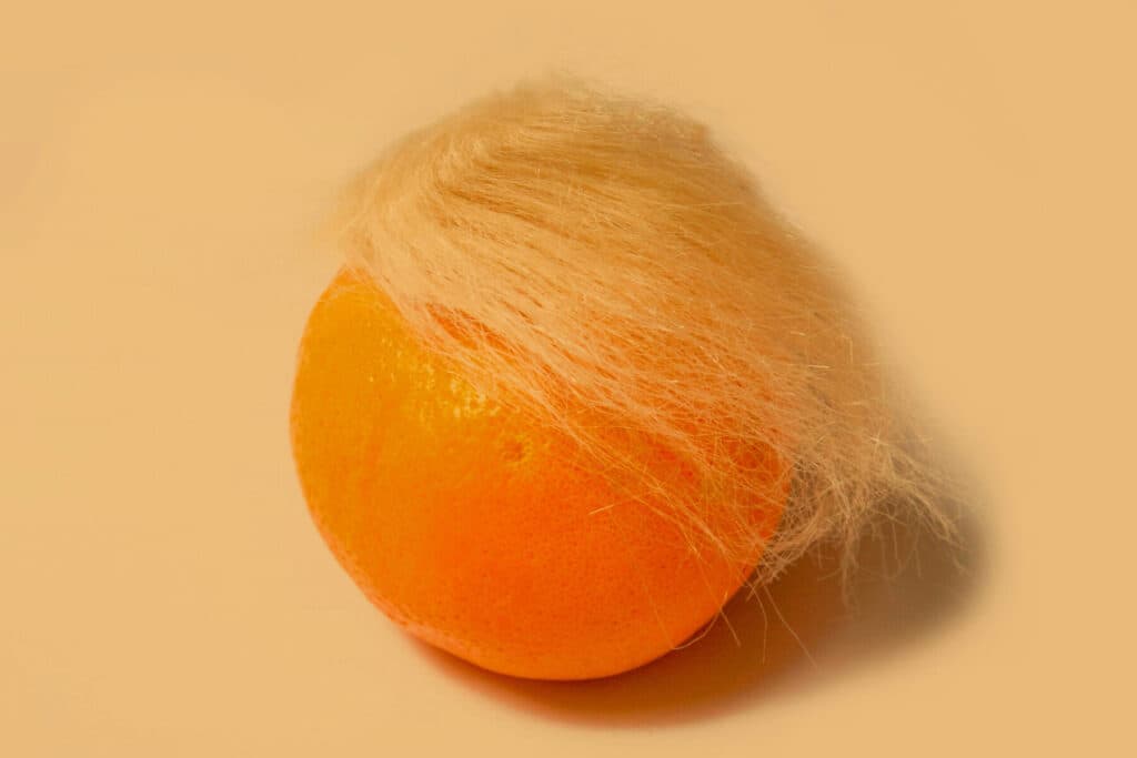 Mandarine mit flauschigem Haar - Bad Hair(s) Day - wenn Haare plötzlich überall spriessen - mal ehrlich