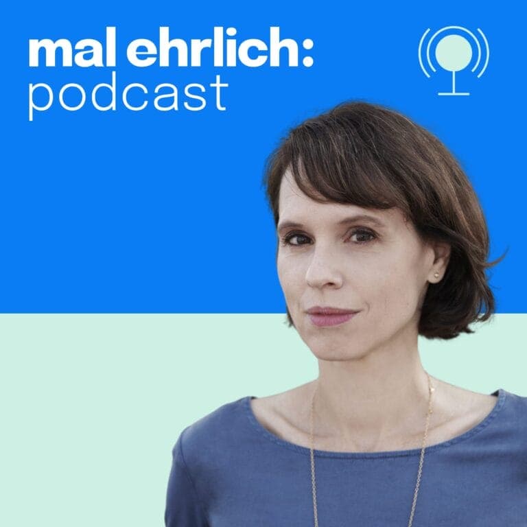 Podcastcover mit einem Porträt von Barbara Bleisch.