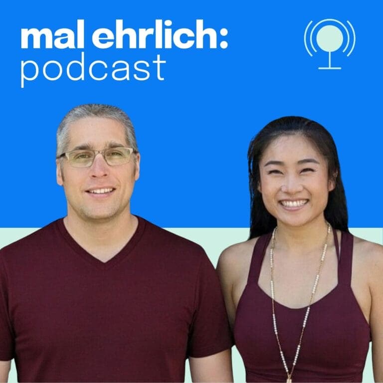 Thomas Reinbacher und Xiaoxi auf dem Podcast-Cover zur Folge über Angehörige von Menschen mit Depressionen.