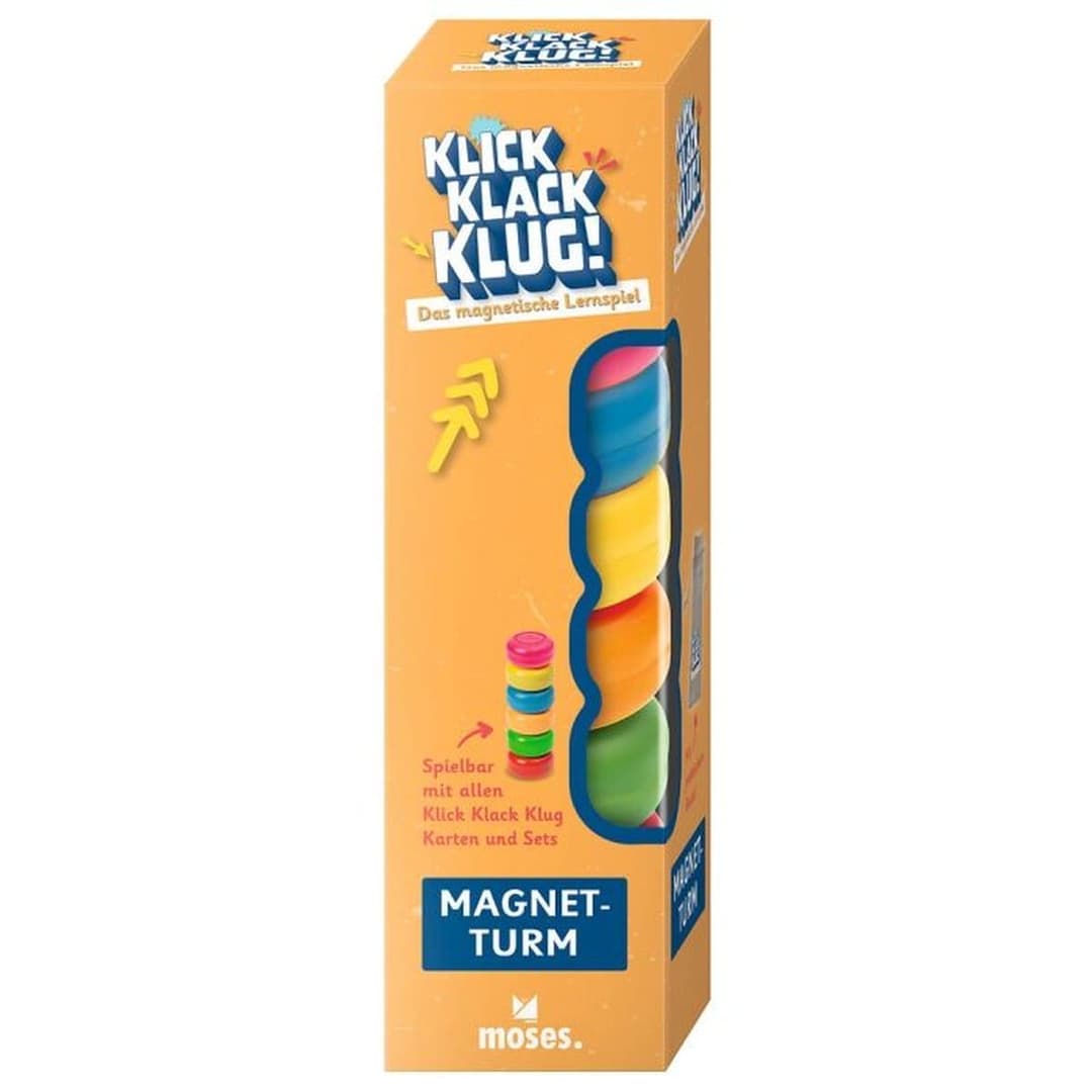 Klick Klack Klug ab 7 Jahren: Das magnetische Lernspiel für die Grundschule – Rechnen, Allgemeinwissen und Selbstkontrolle spielerisch üben.